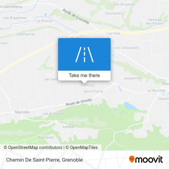 Chemin De Saint-Pierre map