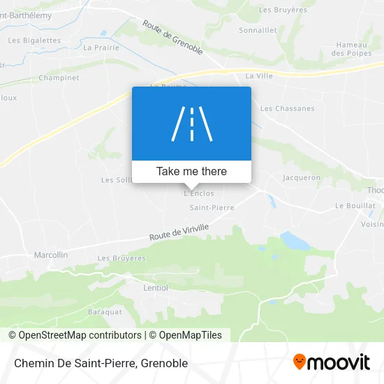 Chemin De Saint-Pierre map