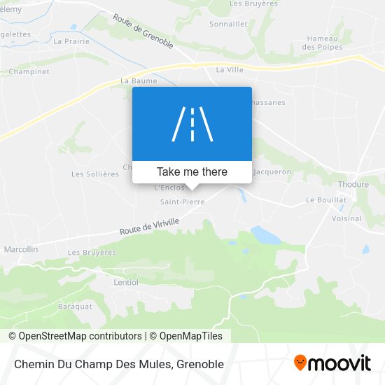 Chemin Du Champ Des Mules map