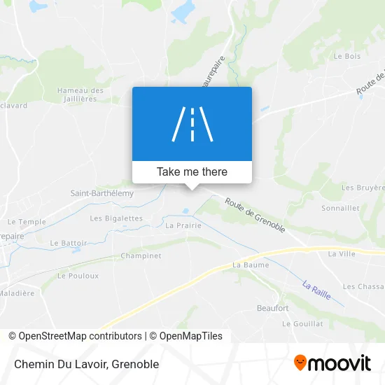 Chemin Du Lavoir map