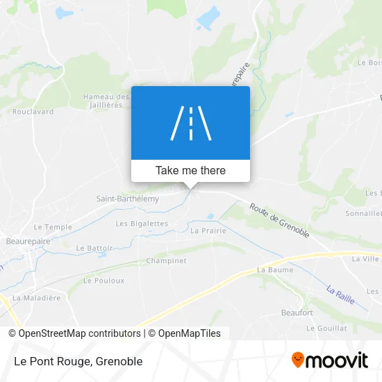 Le Pont Rouge map
