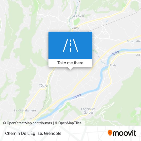Chemin De L'Église map