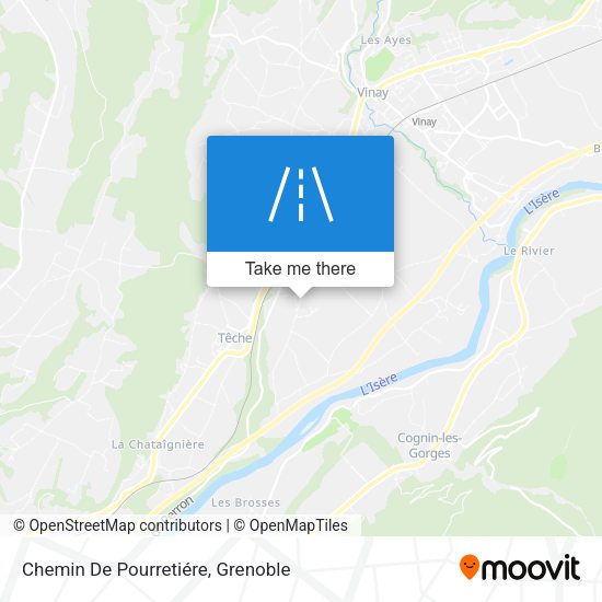 Chemin De Pourretiére map
