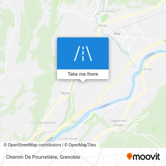 Chemin De Pourretiére map