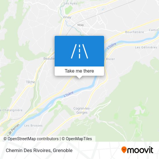 Chemin Des Rivoires map
