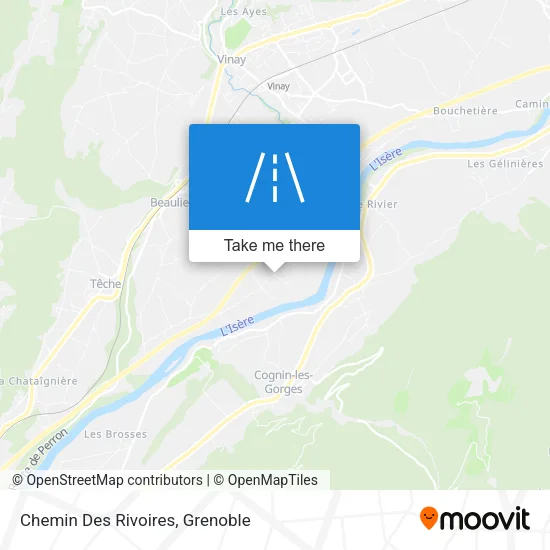 Chemin Des Rivoires map