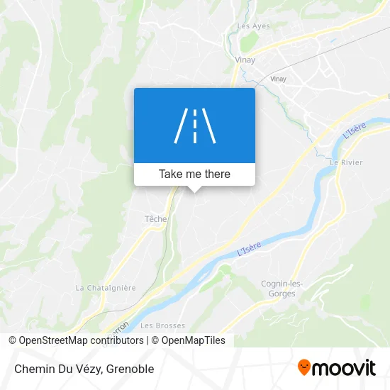 Chemin Du Vézy map