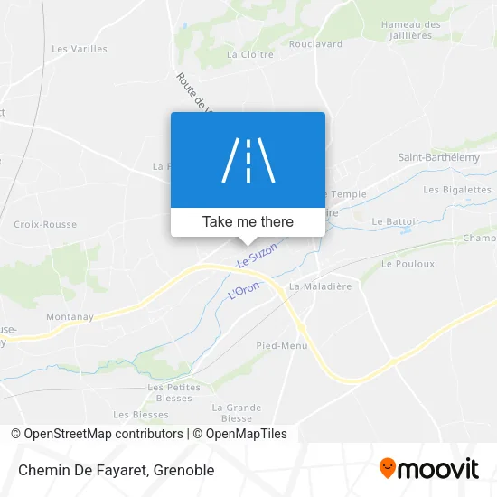 Chemin De Fayaret map