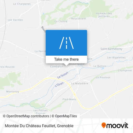 Montée Du Château Feuillet map