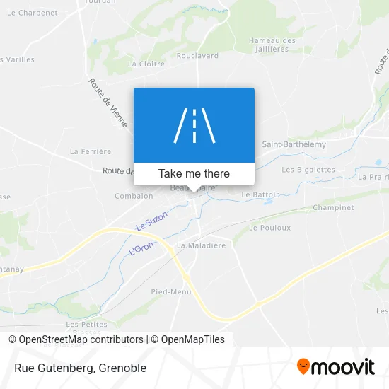 Rue Gutenberg map