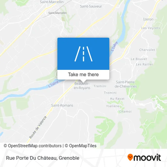 Rue Porte Du Château map