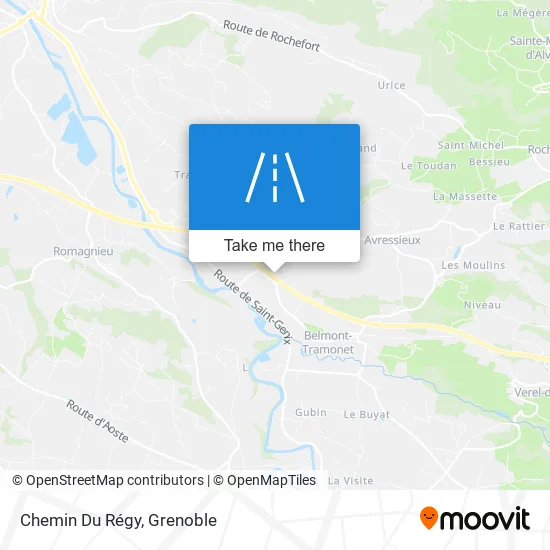 Chemin Du Régy map