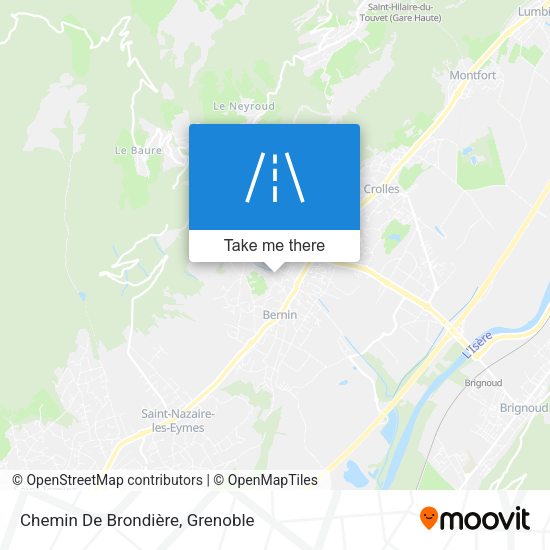 Chemin De Brondière map