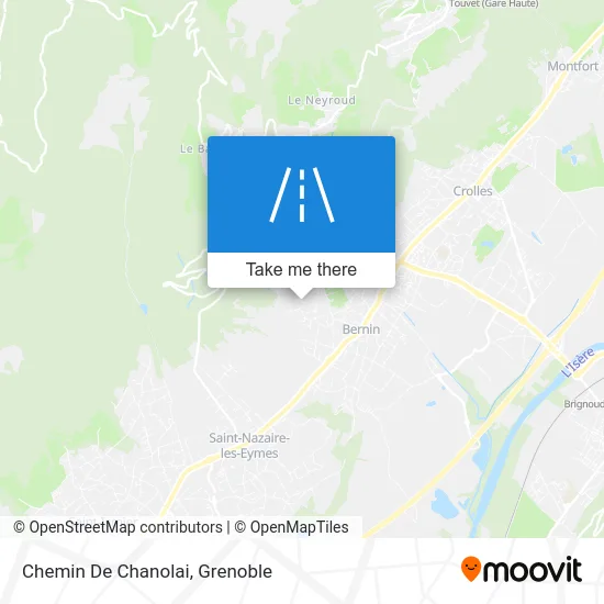 Chemin De Chanolai map