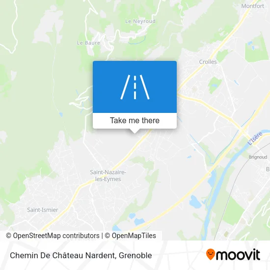 Chemin De Château Nardent map