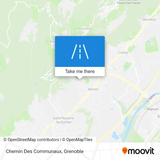 Chemin Des Communaux map