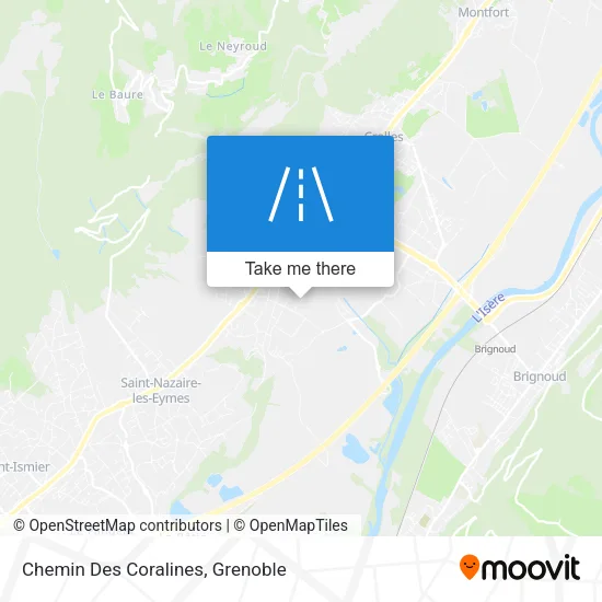 Chemin Des Coralines map