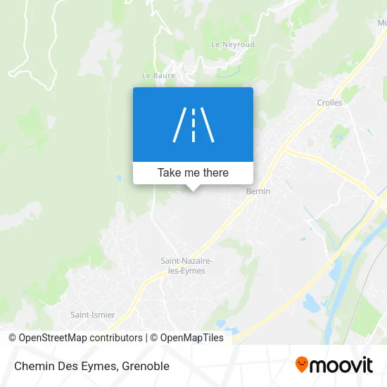 Chemin Des Eymes map