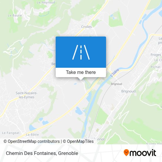 Chemin Des Fontaines map