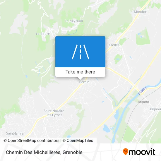 Chemin Des Michellières map