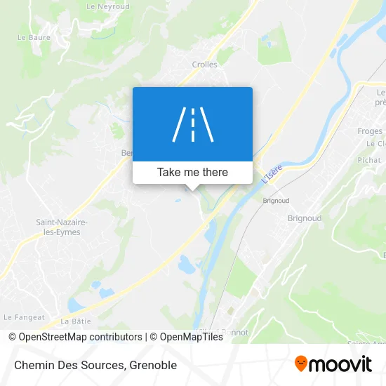 Chemin Des Sources map