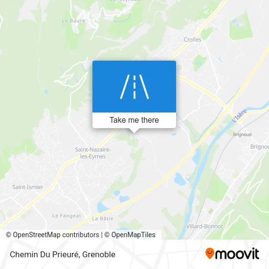 Chemin Du Prieuré map