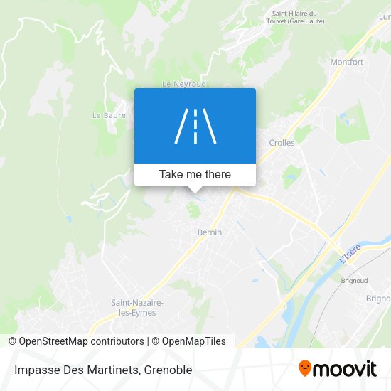Impasse Des Martinets map