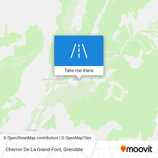 Chemin De La Grand-Font map