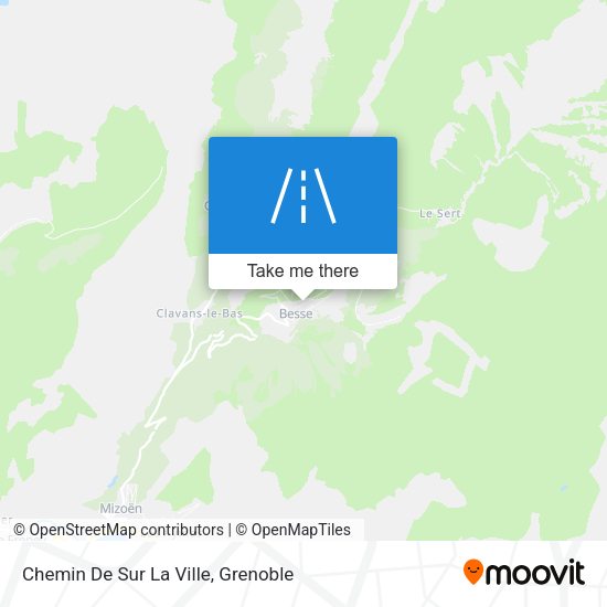 Chemin De Sur La Ville map