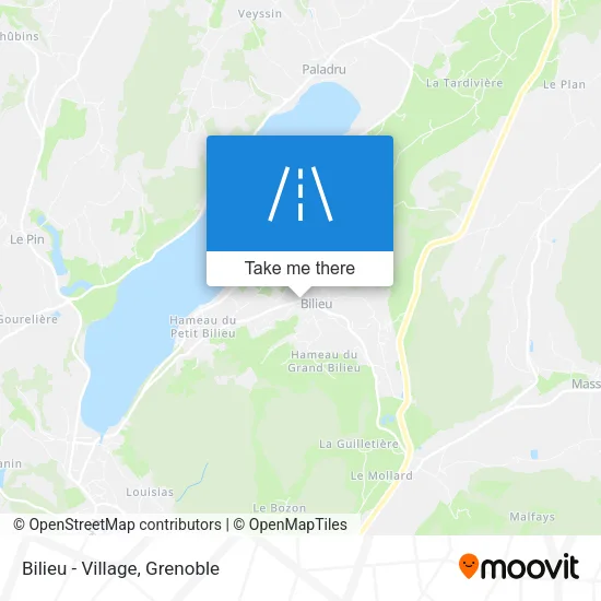 Bilieu - Village map