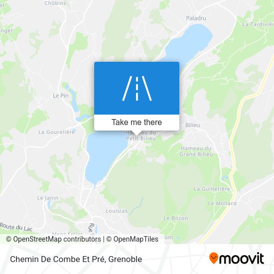 Chemin De Combe Et Pré map