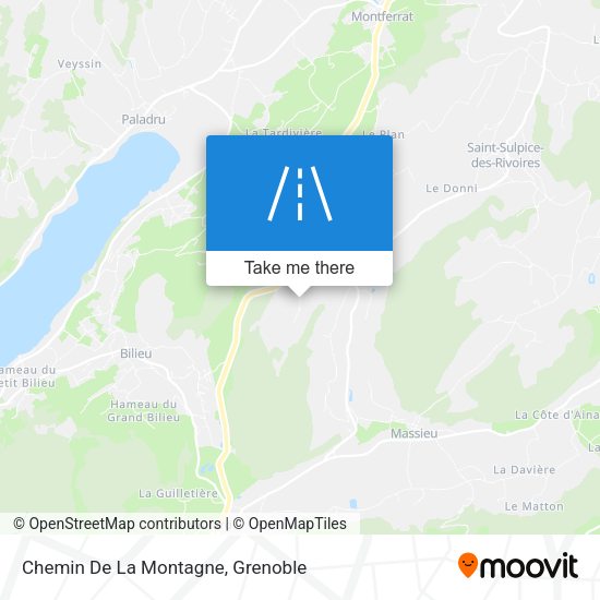 Chemin De La Montagne map