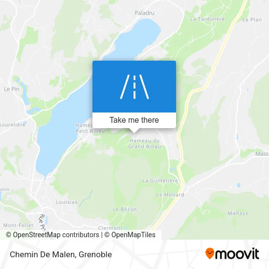Chemin De Malen map