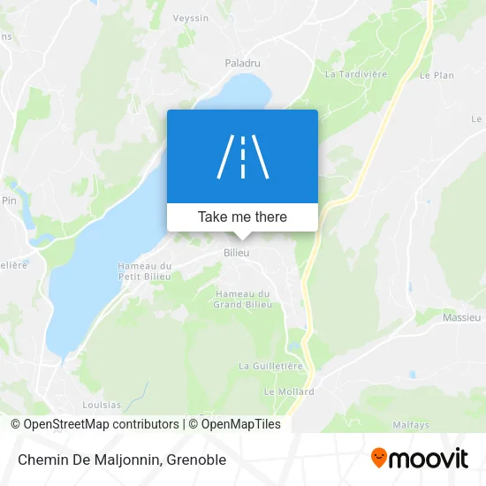 Chemin De Maljonnin map