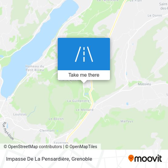 Impasse De La Pensardière map
