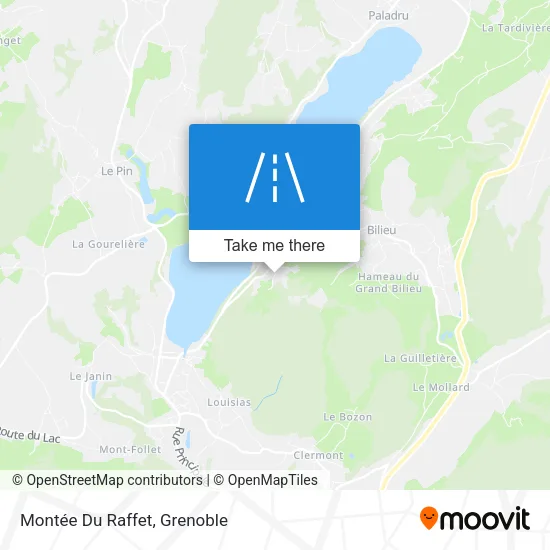Montée Du Raffet map