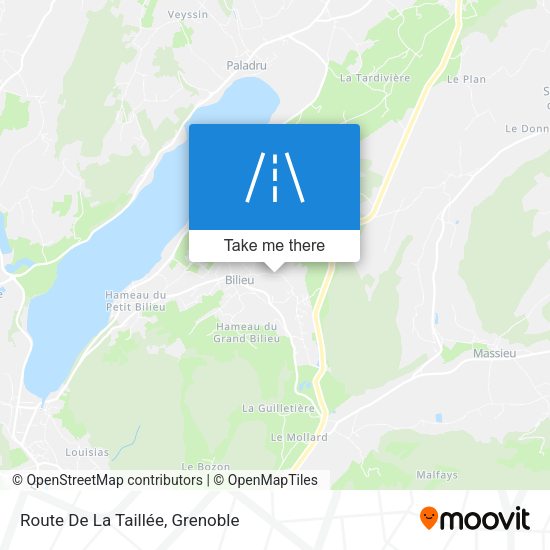 Route De La Taillée map