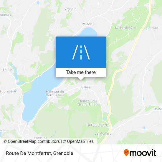 Route De Montferrat map