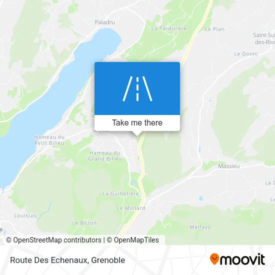 Route Des Echenaux map