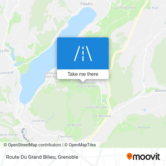 Route Du Grand Bilieu map