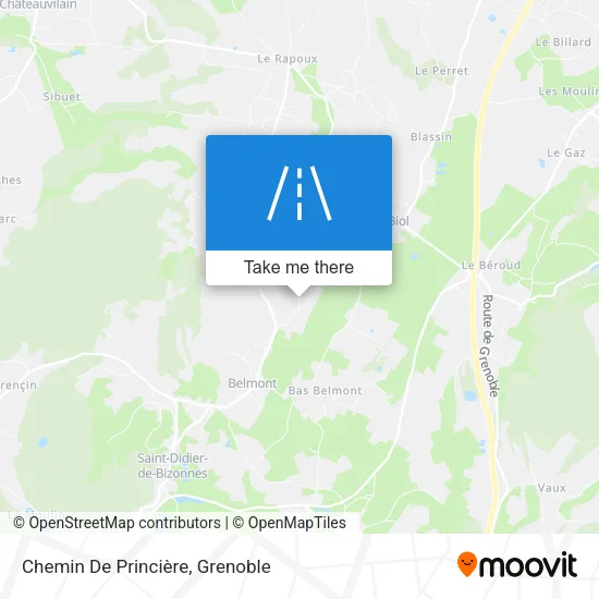 Chemin De Princière map
