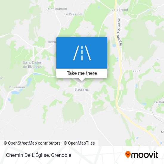 Chemin De L'Église map