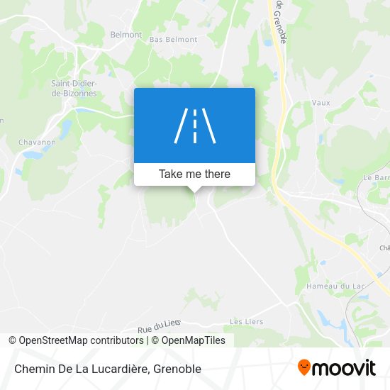 Chemin De La Lucardière map