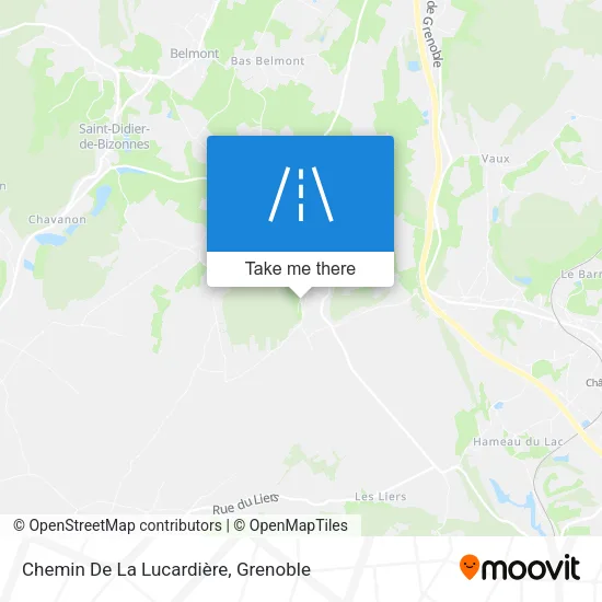 Chemin De La Lucardière map