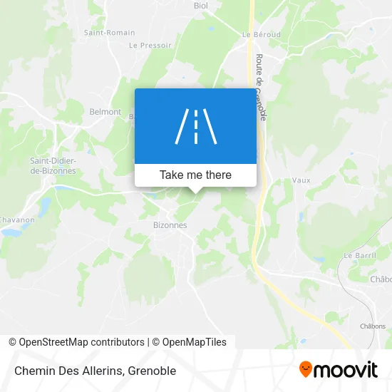 Chemin Des Allerins map