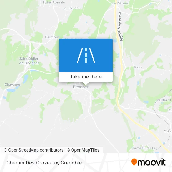 Chemin Des Crozeaux map