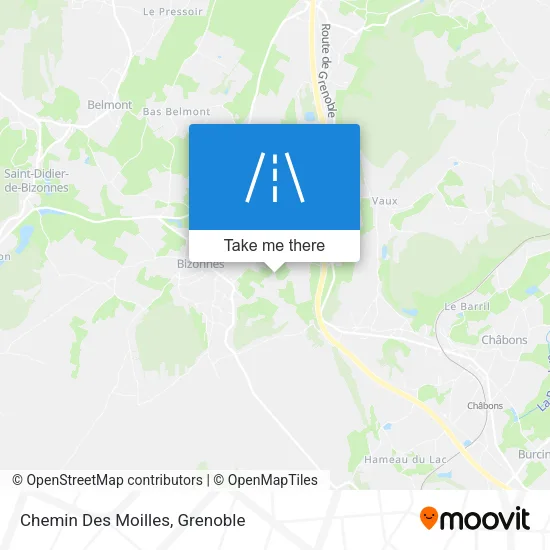 Chemin Des Moilles map