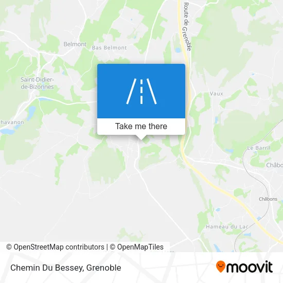 Chemin Du Bessey map
