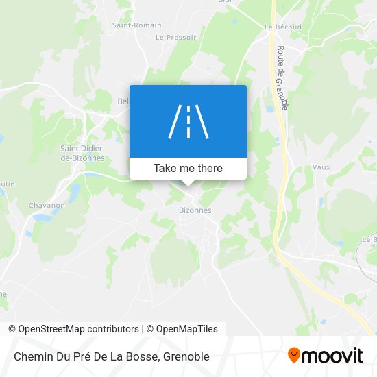 Chemin Du Pré De La Bosse map