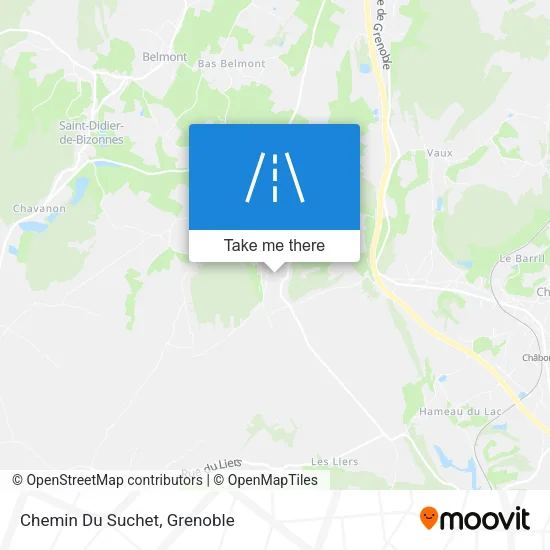 Chemin Du Suchet map